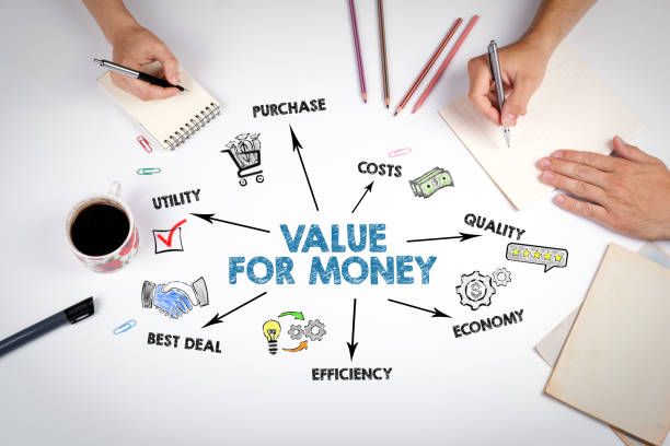 istock Value for money Concept. The meeting at the white office table 1620834591