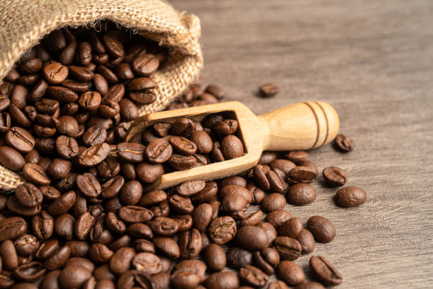 istock Coffee beans, Import Export Shopping online or eCommerce delivery service store product shipping, trade, supplier concept. 1620875575