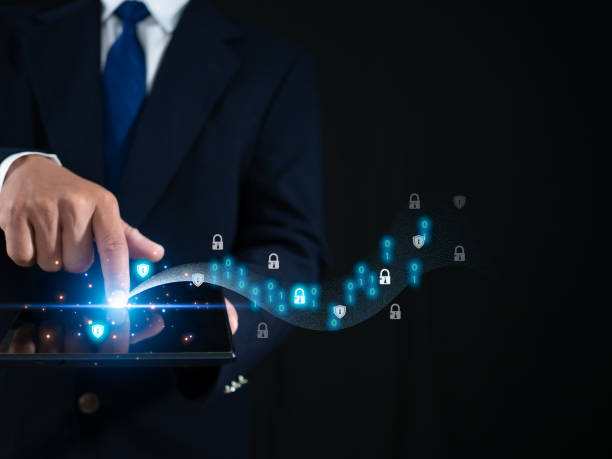 istock Businessman holding virtual global communication network. Business global internet connection application technology and digital marketing, Financial and banking, Digital link tech, big data. 1620913536