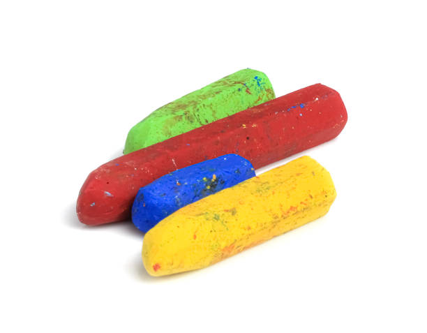 istock Crayons lying in chaos isolated on white backgrond 1620922807