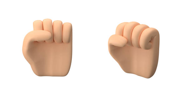 istock 3d rendering of hand with finger pose 1620984356