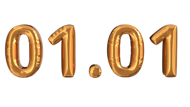 istock 3d rendering of gold foil balloons text and number 1620997322