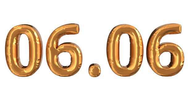 istock 3d rendering of gold foil balloons text and number 1620997345