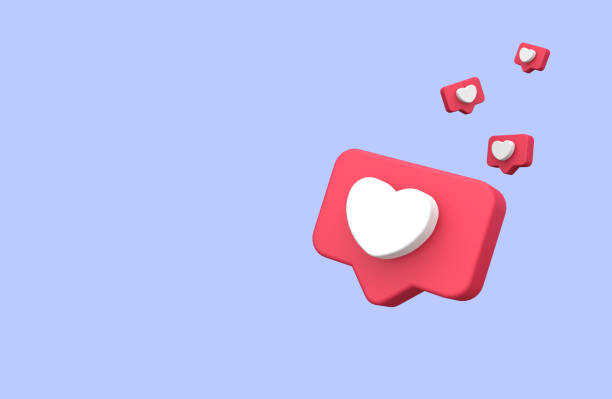 istock 3d rendering of  Speech bubble messages, bell notification, social media communication concept, chat box in social network and messenger. fit for 3d technology design assets 1621001673