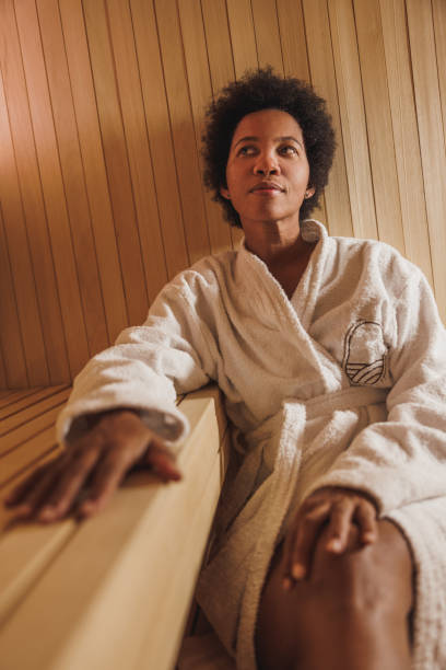 istock Black Woman At The Spa 1621016621