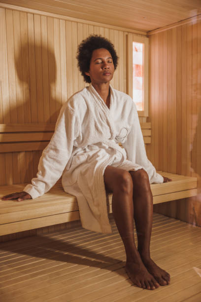 istock Black Woman Relaxing At The Spa 1621017152