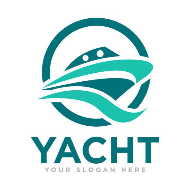 Yacht or Sailing Logo Design Illustration