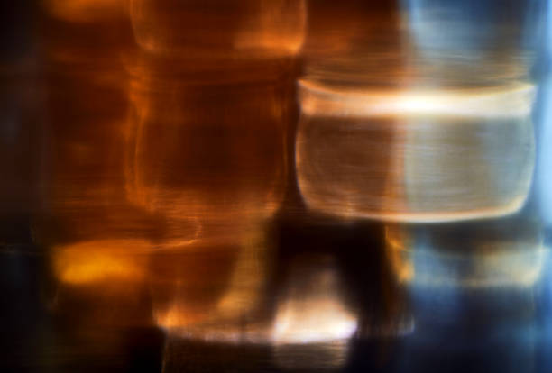 An abstract look of crystal and warm light