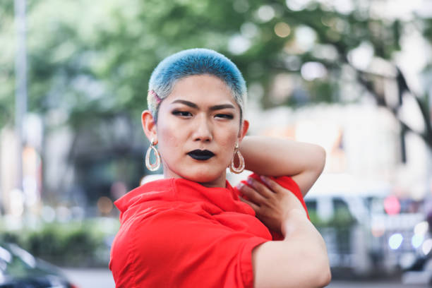 Portrait Of Transgendered Person Posing