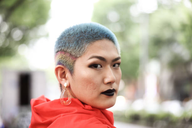 istock Portrait Of Transgendered Person Look Back 1621125839