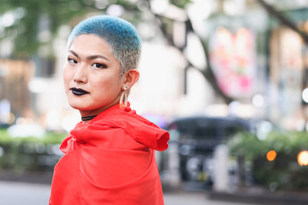 istock Portrait Of Transgendered Person Look Back 1621125841