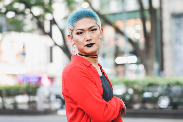 istock Portrait Of Transgendered Person Posing 1621128575
