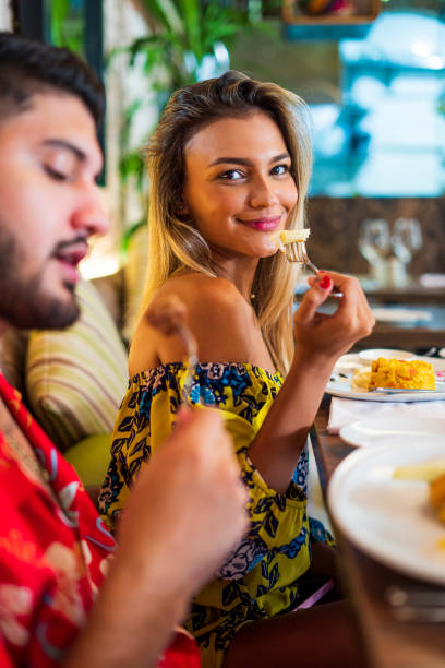 istock Couple is eating in a fancy restaurant 1621142676