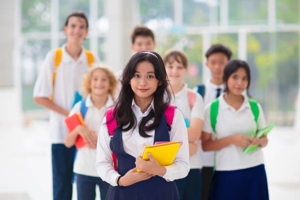 istock Kids back to school. Group of children. 1621156122