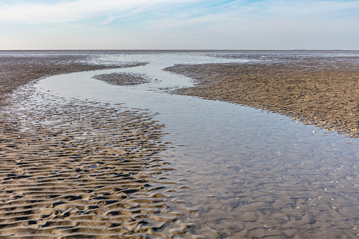 Wadden Sea in Cuxhaven, Germany