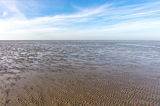 Wadden Sea in Cuxhaven, Germany