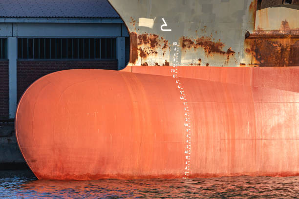 istock bulbous bow of an oceangoing freighter 1621349186