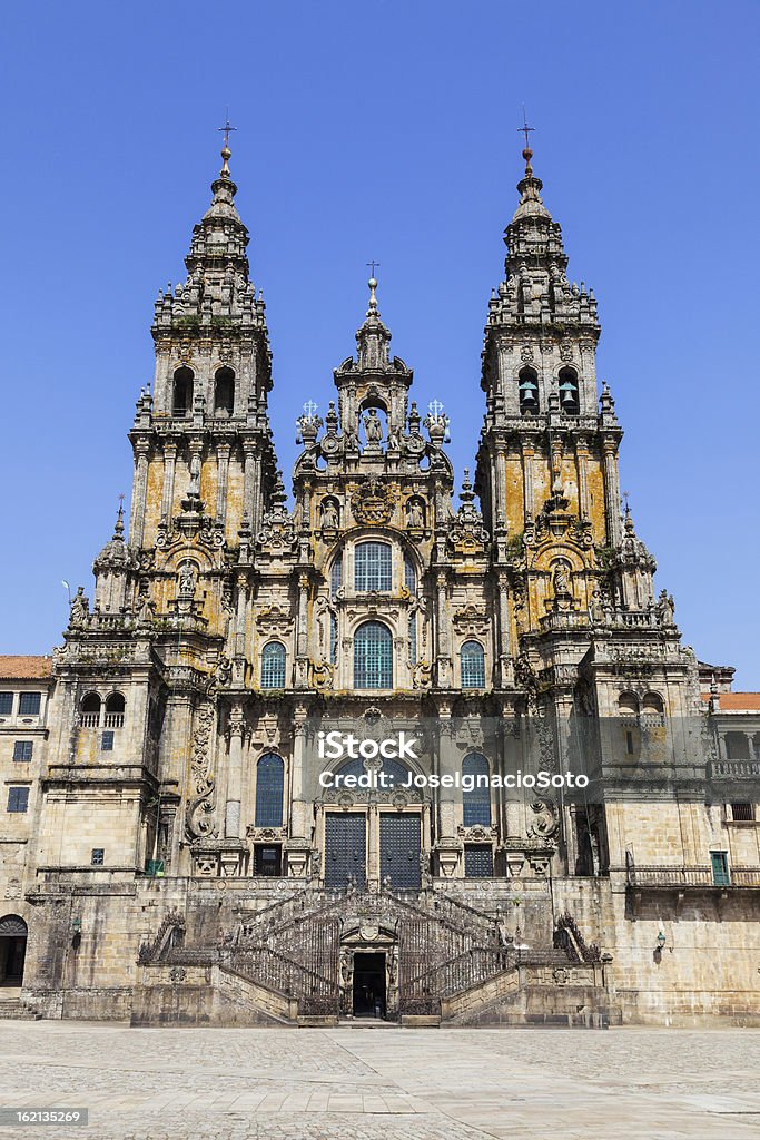 Catedral de Santiago de Compostela - Foto de stock de Antigo royalty-free