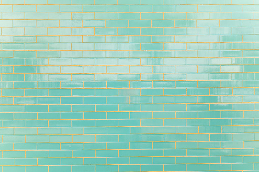 nice brick wall turquoise background