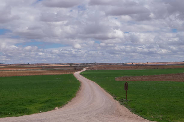 istock Dirt road and rural landscape in Spain 1621410799
