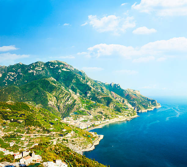 Amalfi Coast Amalfi Coast seen from Ravello (Campania, Italy). ravello stock pictures, royalty-free photos & images