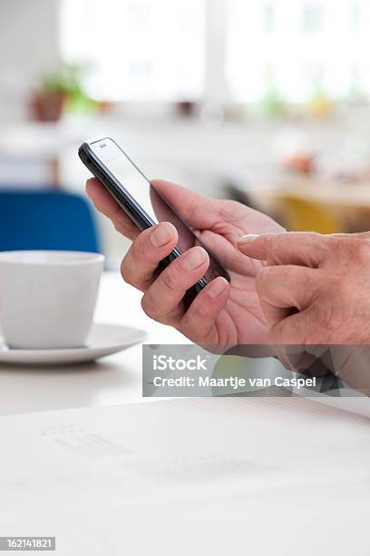 Man With Mobile Smart Phone Stock Photo - Download Image Now - Adult, Adults Only, Business