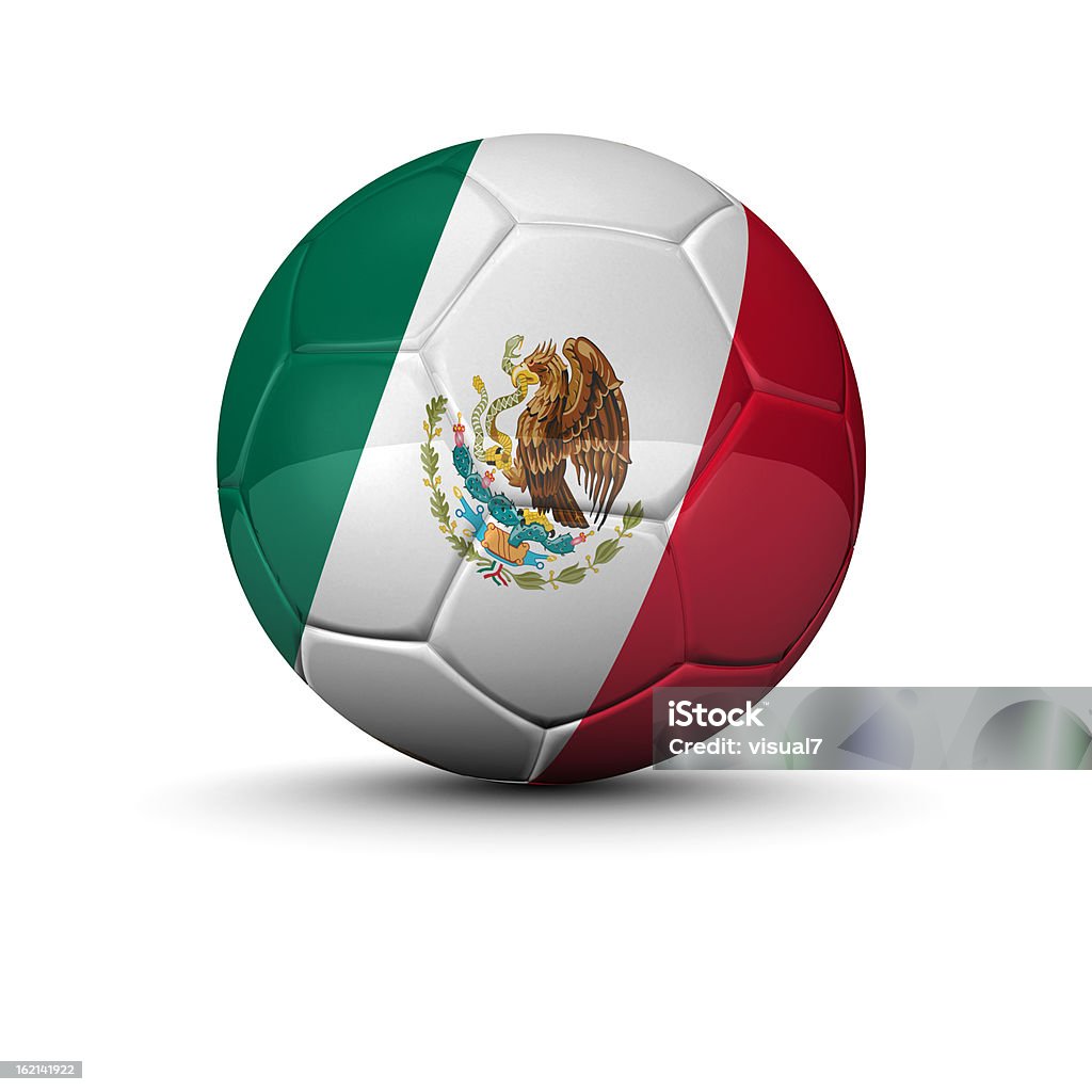 Mexikanische Fußball ball - Lizenzfrei Mexiko Stock-Foto