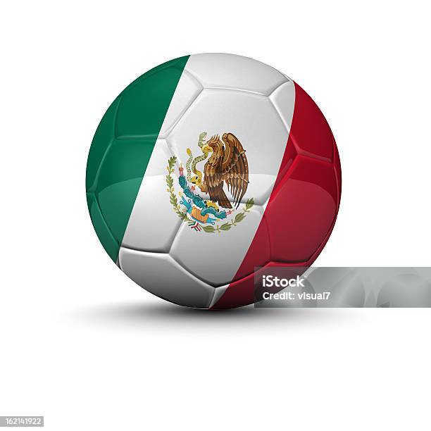 Bola De Futebol Mexicano - Fotografias de stock e mais imagens de México - México, Bola, Bandeira