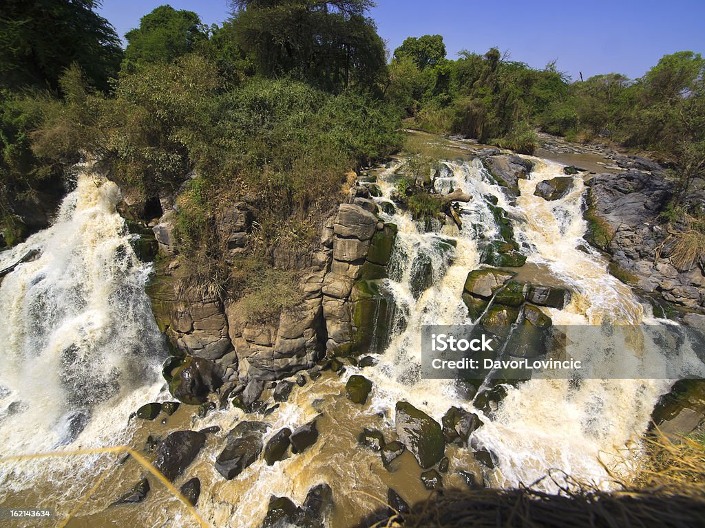 Flutue falls - Foto de stock de Azul royalty-free