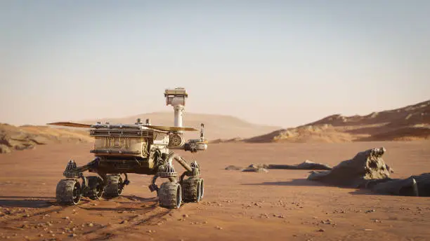 Photo of Mars rover