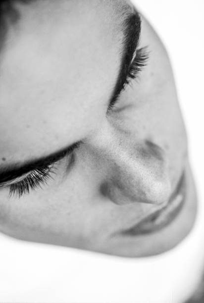 Close-Up Of Mature Woman With Eye Make-Up