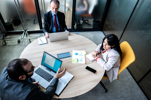 istock Business persons talking during a meet at office 1621460700