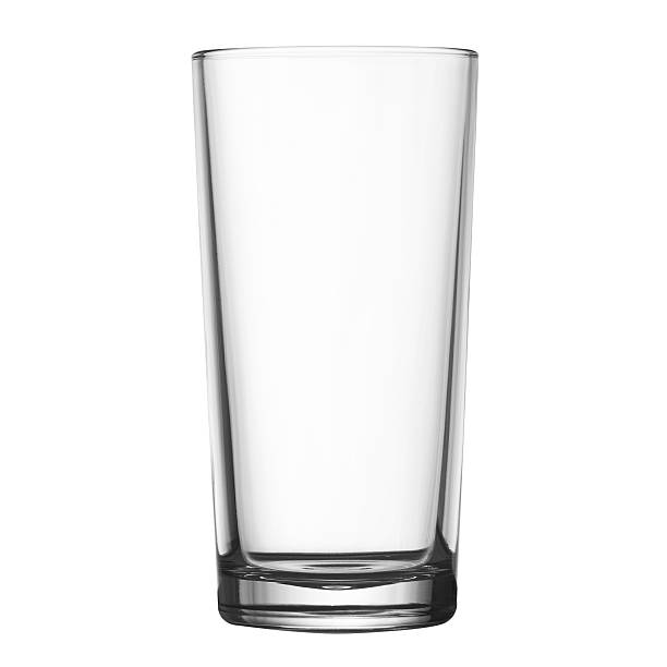 トール空のグラスで分離白のクリッピングパスが含まれています。 - グラス ストックフォトと画像