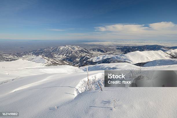 Foto de Infinito Panorama De Inverno e mais fotos de stock de Alpes europeus - Alpes europeus, Arbusto, Beleza natural - Natureza