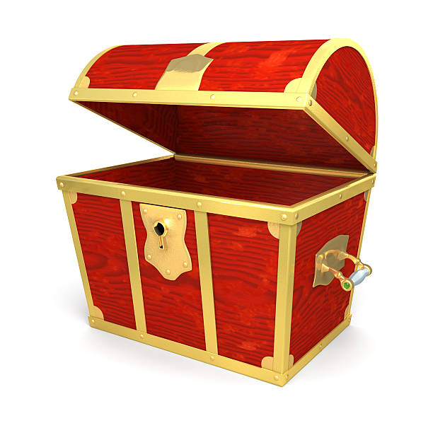 istock Wooden treasure chest 162152010