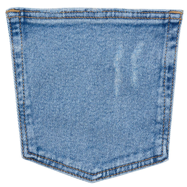 istock Back pocket of blue jeans 1621521658