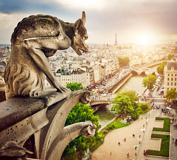 istock Gargoyle on Notre Dame Cathedral, France 162152889