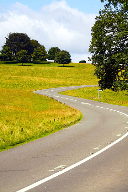 istock Winding road in Derbyshire 162158364