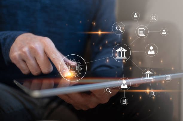 istock Ai technology, Digital transformation change management, internet of things. new technology big data and business process strategy, customer service management, cloud computing, smart industry 1621605426