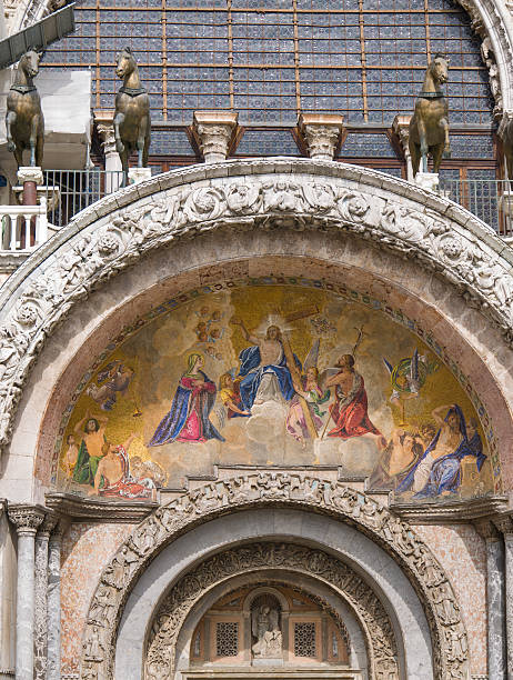 istock Facade mosaics at St. Mark's Cathedral of Venice 162162991