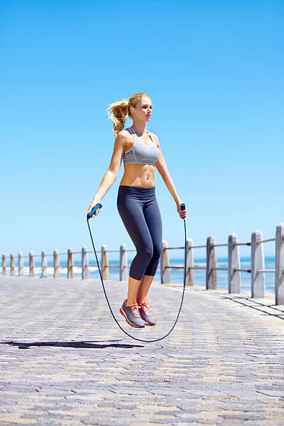 istock Skipping is a great full body work out 162164896