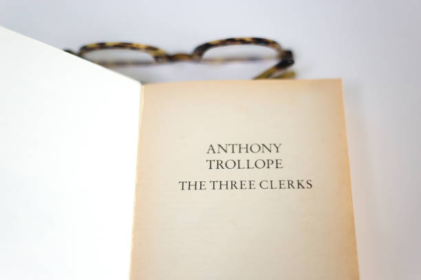 Open Book, Title Page, Anthony Trollope The Three Clerks
