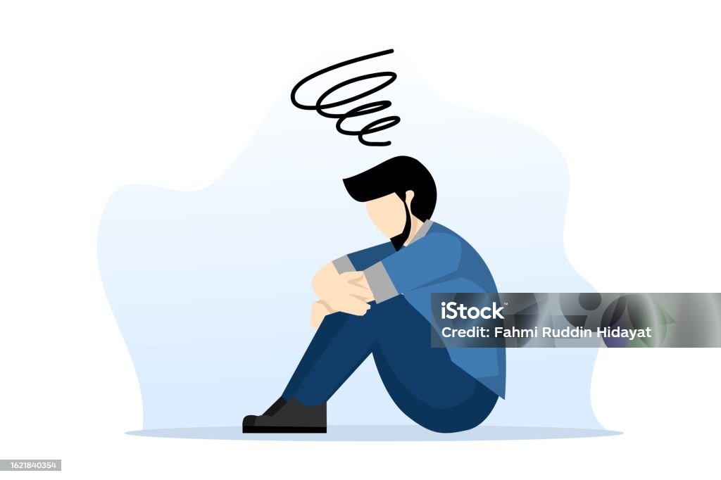 사업 실수 좌절 또는 우울증 모든 돈을 잃는 어리 석음 또는 어리 석음 실패 개념에 대한 스트레스와 불안 좌절 한 사업가는 ...
