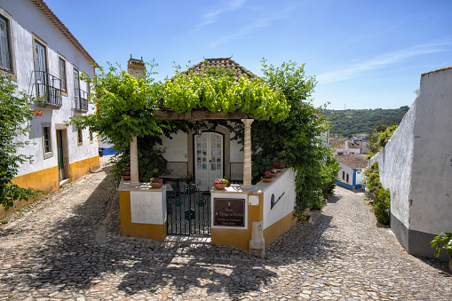 A guest house in village of Obidos, Portugal