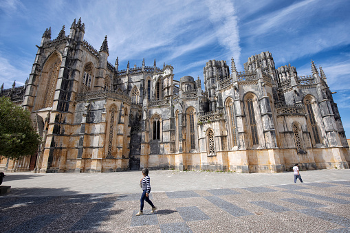 Exterior view of Monastery of Batalha, Portugal