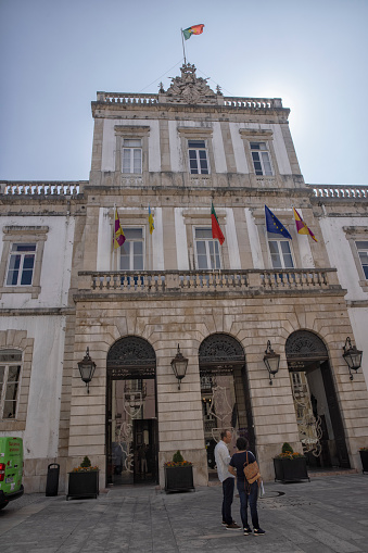 Exterior view of Town Hall, Coimbra, Portugal