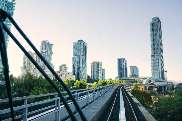istock POV, Passenger's View from Front Seat of Driverless Fully-Automated Train 1622168095