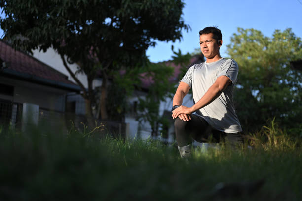 istock Asian man exercising at home 1622168602