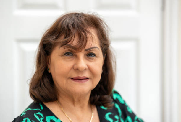 istock Senior Hispanic woman headshot 1622304354