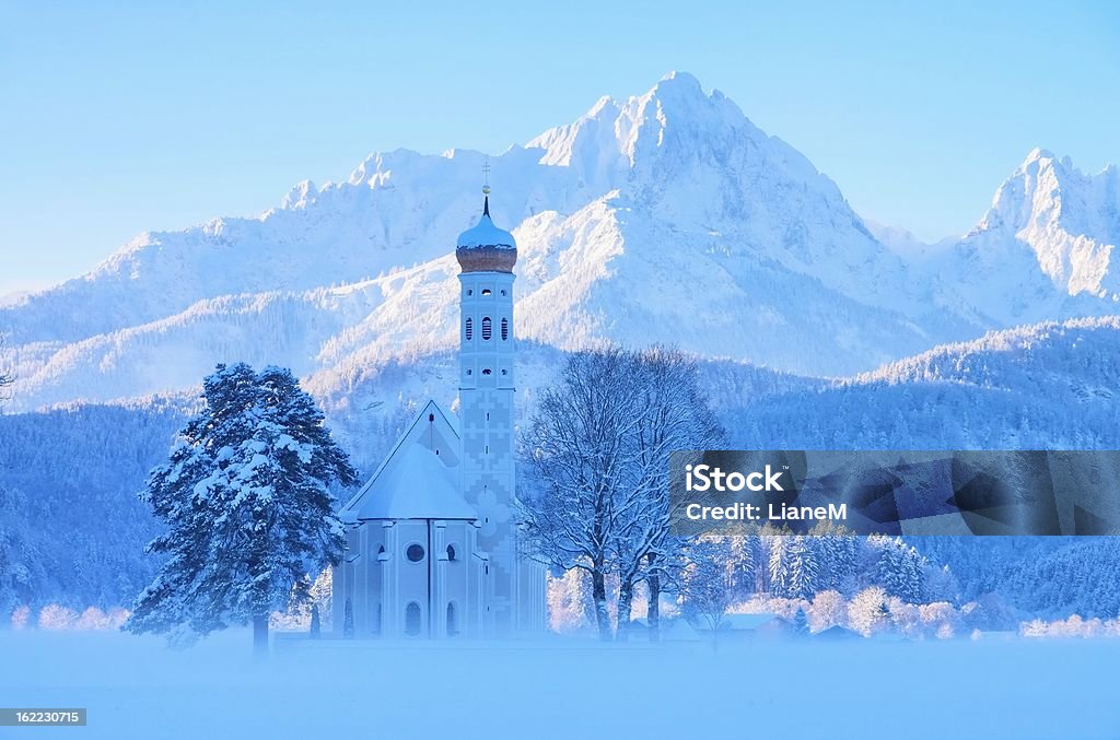 Saint Coloman - Photo de Hiver libre de droits